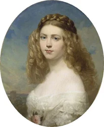 Portrait de la princesse Amélie de Bavière